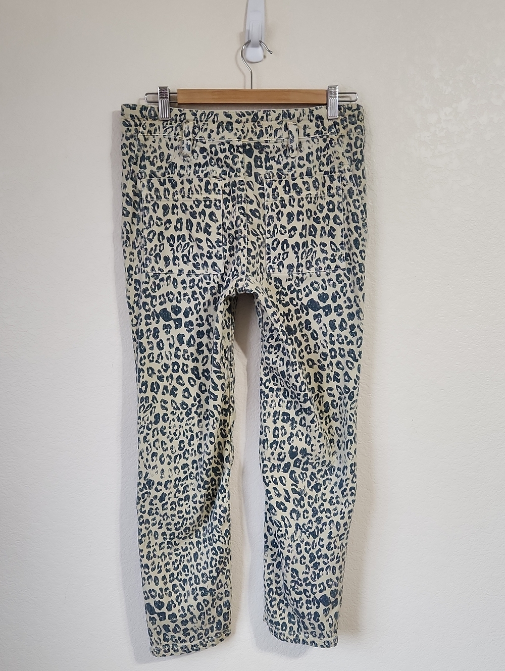 PILCRO Anthropologie The Wanderer Leopard Mid Rise Relaxed Jeans Womens 27 - Picture 4 of 10